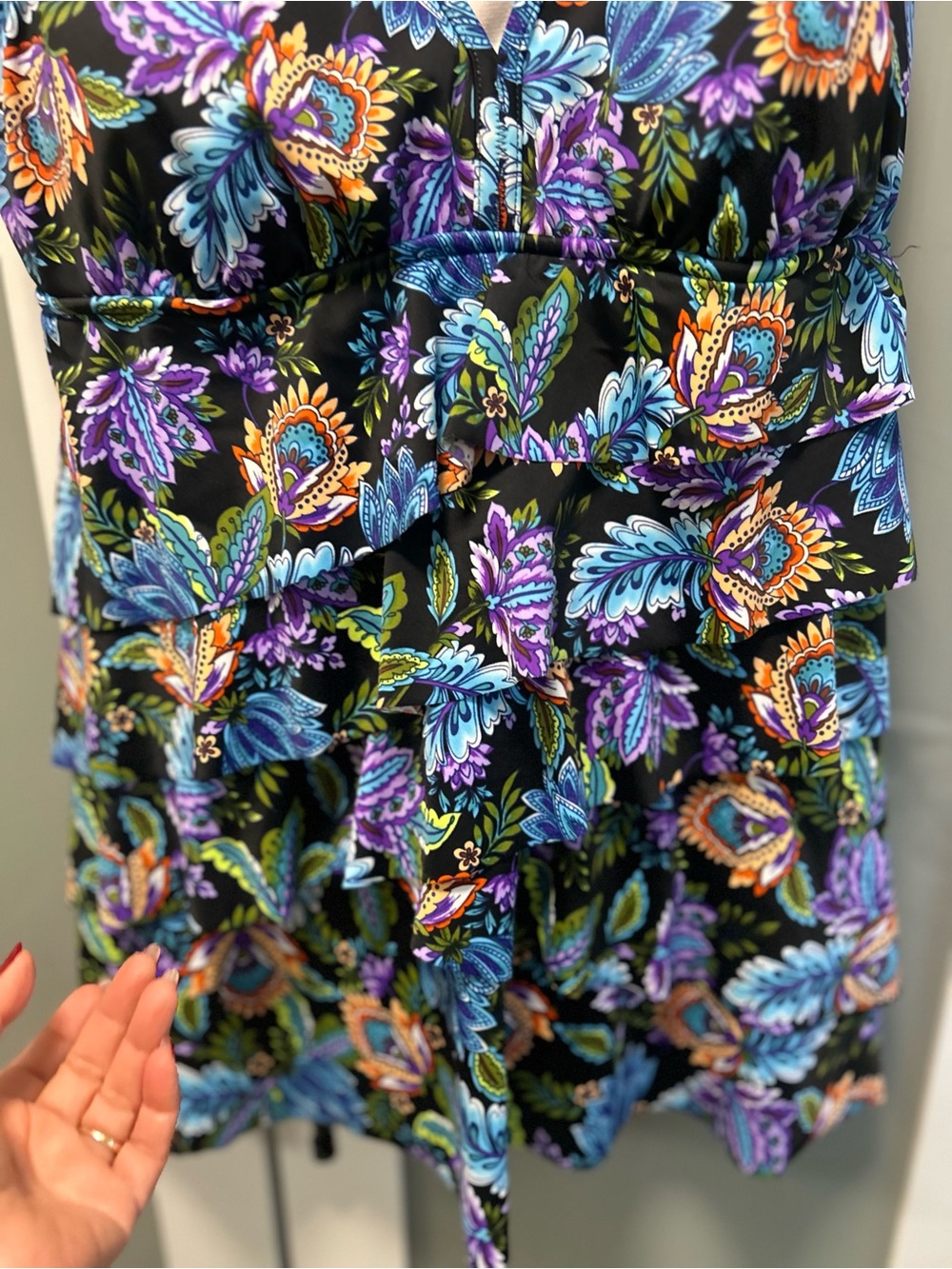 Swim Solutions Plus Size (16) Swimdress
Multicolor - Picture 3 of 9